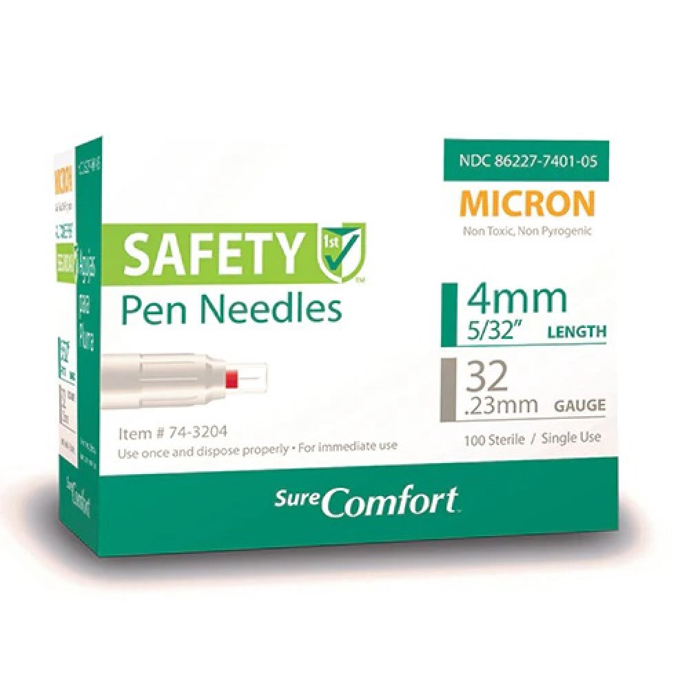 Sure Comfort Autokeeper Safety 1st Pen Needles, 32G |Thrifty White