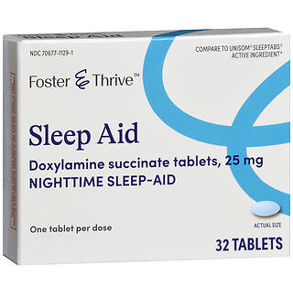 やすTHENORTHFACEDRYVENTFREEDOMBIB Foster & Thrive Sleep Aid Doxylamine Succinate 25 mg Tablets - 32