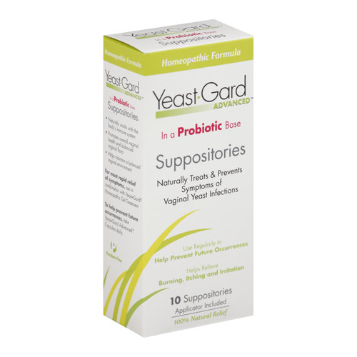 Womens Health Yeast Gard Advanced Suppositories 10 Suppositories The Online Drugstore 