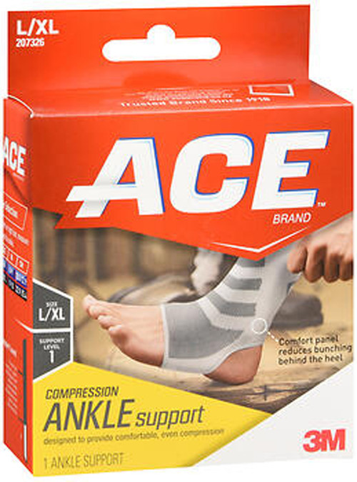 ACE Compression Ankle Support Large/X-Large #207326 - 1 each - The ...