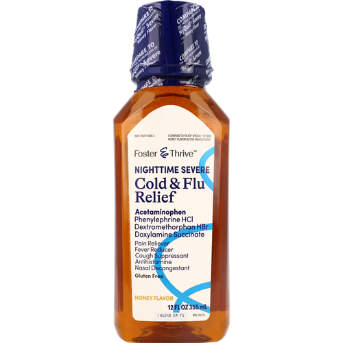 Foster & Thrive Nighttime Severe Cold & Flu Relief Acetaminophen