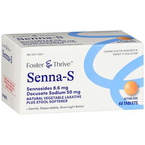 SENS DU BEAU NO.600ST サプリメント2個セット Foster & Thrive Senna-S Sennosides 8.6 mg Docusate Sodium 50 mg