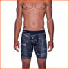 Wood Biker Brief Boxer 6" Leg