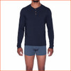 Wood Long Sleeve Henley