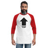WTees TOP 3/4 Sleeve Raglan Shirt