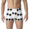 WTees GYM Trunk Boxer Briefs White