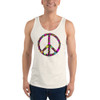 WTees Flower Power Peace Sign Tank Top