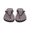 WTees Flower Power Peace Sign flip-Flops Noble