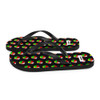WTees Beach Ball Flip-Flops Black