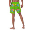 WTees Peace & Love Swim Trunks Kelly Green