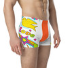 WTees Peace & Love Trunk Boxer Briefs Outrageous Orange