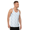 WTees Beach Umbrella Tank Top White Sand