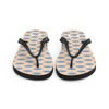 WTees Beach Umbrella Flip Flops White Sand Coral Reef