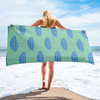 WTees Beach Umbrella Beach Towel Sea Foam Green