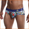 MaleBasics Comics Music Hipster Brief