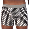 Wood Boxer Brief w/Fly Black/White Dimension