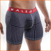 MaleBasics 3 Pack Boxer Briefs Prints Red Waist