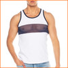 American Jock Phys Ed Track Tank Top