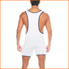 American Jock Phys Ed Super Scoop Singlet