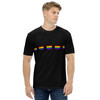 WTees Rainbow Flags T-Shirt Black