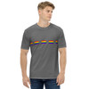 WTees Rainbow Flags T-Shirt Grey