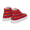 WTees Rainbow Flags High Top Canvas Shoes Red