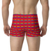 WTees Rainbow Flags Trunk Boxer Briefs Red 