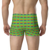 WTees Rainbow Flags Trunk Boxer Briefs Green