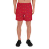 WTees Rainbow Flags Athletic Shorts Red