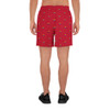WTees Rainbow Flags Athletic Shorts Red