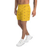 WTees Rainbow Flags Athletic Shorts Yellow