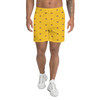 WTees Rainbow Flags Athletic Shorts Yellow