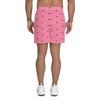 WTees Rainbow Flags Athletic Shorts Pink