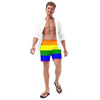 WTees Rainbow Swim Trunks