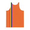 WTees Rainbow Stripe Tank Top Orange