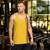 WTees Rainbow Stripe Tank Top Yellow