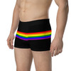 WTees Rainbow Stripe Trunk Boxer Brief Black