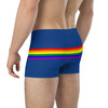 WTees Rainbow Stripe Trunk Boxer Briefs Blue