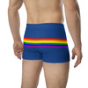 WTees Rainbow Stripe Trunk Boxer Briefs Blue