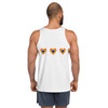 WTees Rainbow Hearts Tank Top White