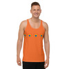 WTees Rainbow Hearts Tank Top Orange