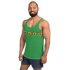 WTees Rainbow Hearts Tank Top Green