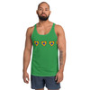 WTees Rainbow Hearts Tank Top Green