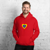 WTees Rainbow Heart Hoodie