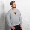 WTees Rainbow Heart Sweatshirt