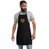 WTees Rainbow Heart Embroidered Apron 