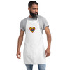 WTees Rainbow Heart Embroidered Apron 