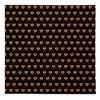 WTees Rainbow Hearts All-Over Print Bandana Black