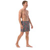 WTees Pink Flamingos Swim Trunks Grey