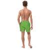 WTees Pink Flamingos Swim Trunks Green